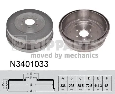 Brake Drum (N3401033)