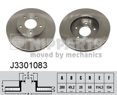 Brake Disc (J3301083)
