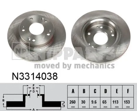 Brake Disc (N3314038)