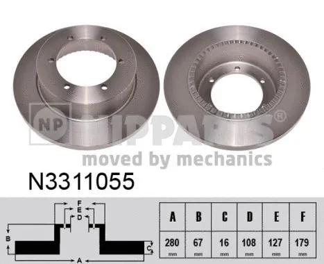Brake Disc (N3311055)