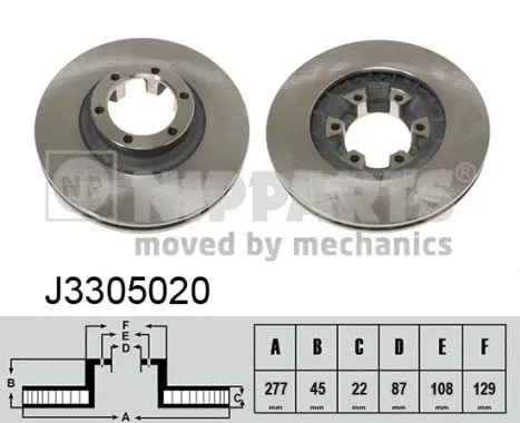 Brake Disc (J3305020)
