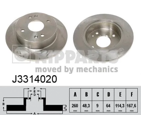 Brake Disc (J3314020)