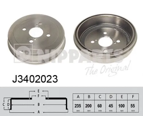 Brake Drum (J3402023)