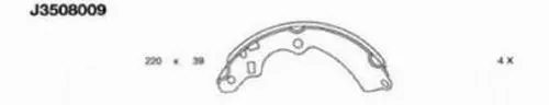 Brake Shoe Set (J3508009)