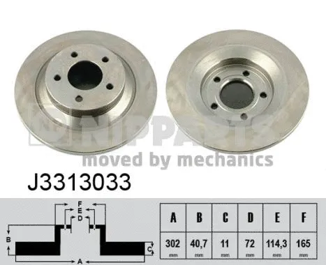 Brake Disc (J3313033)