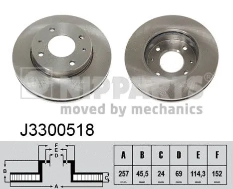 Brake Disc (J3300518)