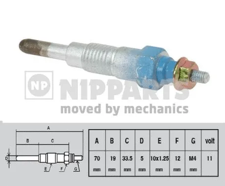 Glow Plug (J5711010)