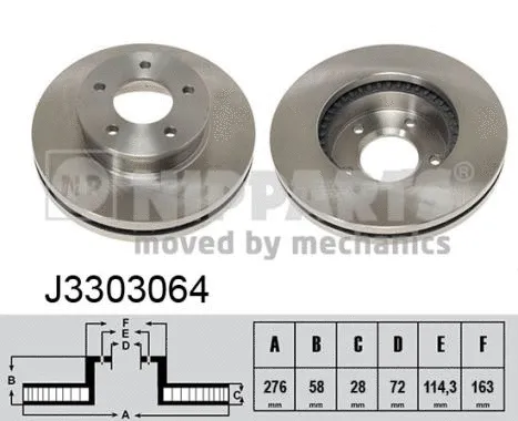 Brake Disc (J3303064)