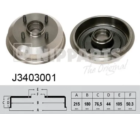 Brake Drum (J3403001)