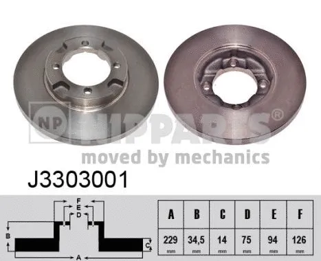 Brake Disc (J3303001)
