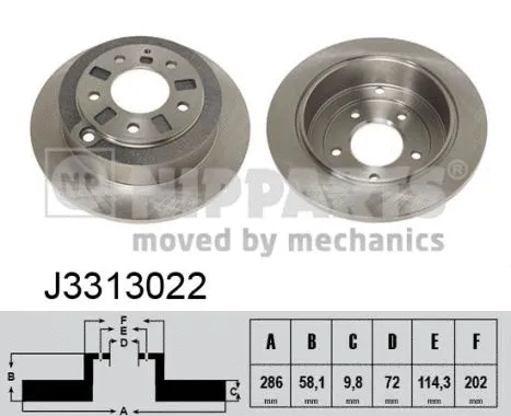 Brake Disc (J3313022)