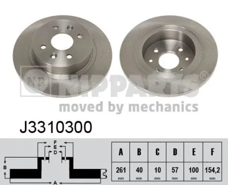 Brake Disc (J3310300)