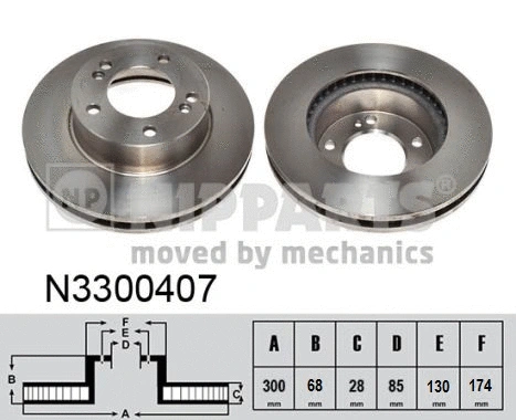 Brake Disc (N3300407)