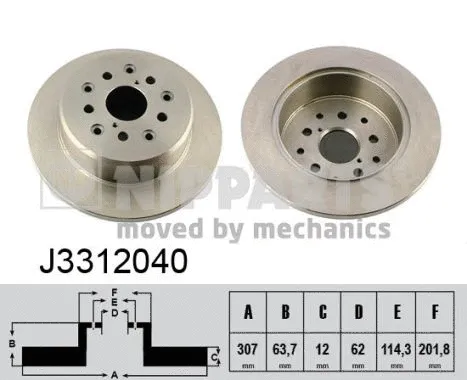 Brake Disc (J3312040)