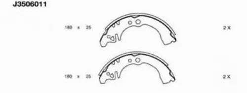 Brake Shoe Set (J3506011)