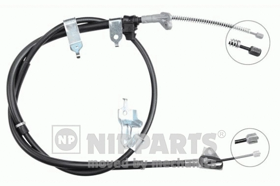 Cable Pull, parking brake (J18965)