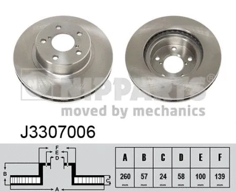 Brake Disc (J3307006)