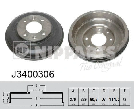 Brake Drum (J3400306)