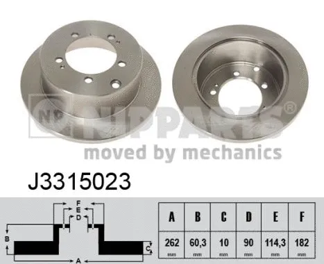Brake Disc (J3315023)