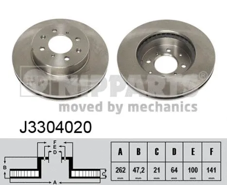 Brake Disc (J3304020)