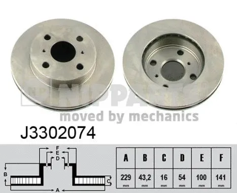 Brake Disc (J3302074)