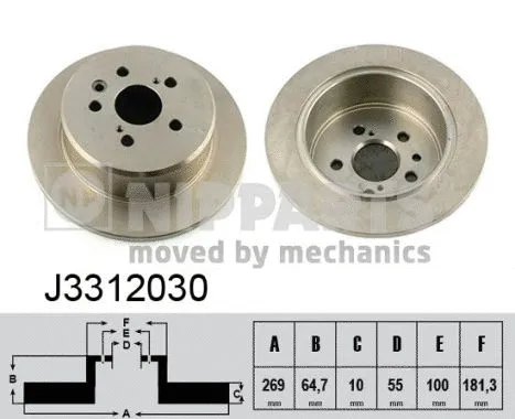 Brake Disc (J3312030)