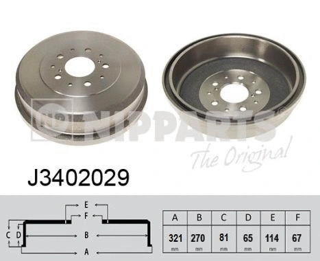 Brake Drum (J3402029)