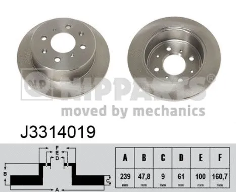 Brake Disc (J3314019)
