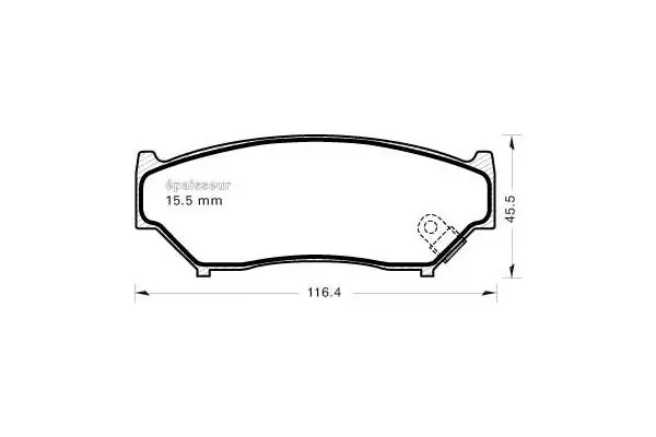 Brake Pad Set, disc brake (908)