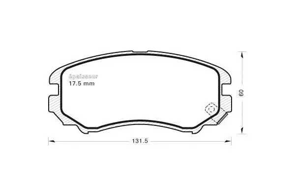 Brake Pad Set, disc brake (771)