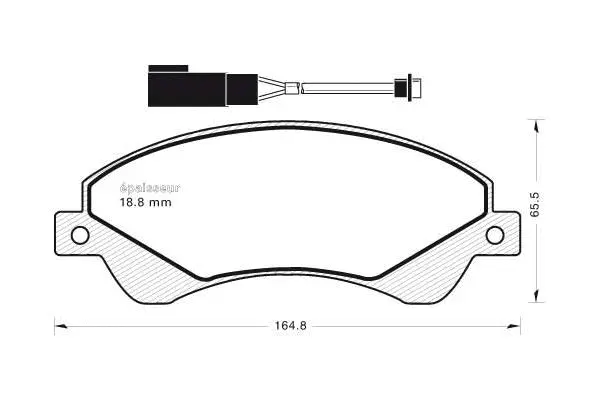 Brake Pad Set, disc brake (856)