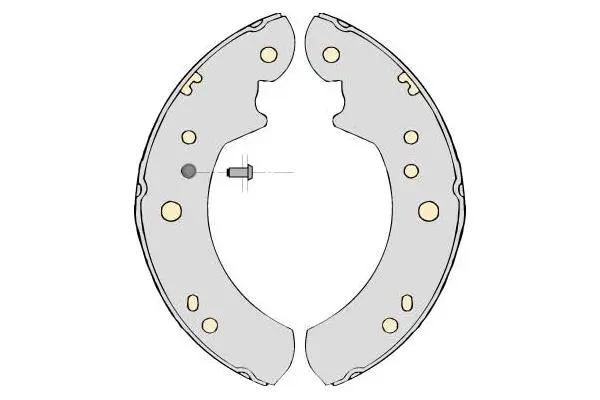 Brake Shoe Set (M647)
