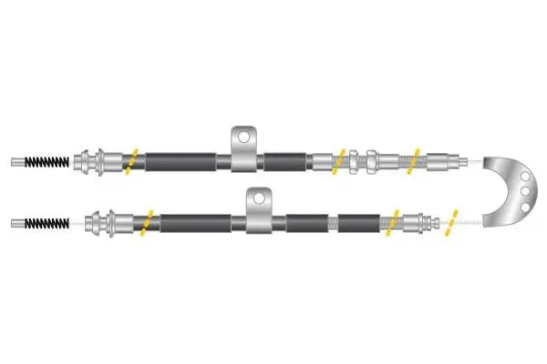 Cable Pull, parking brake (CF5234)