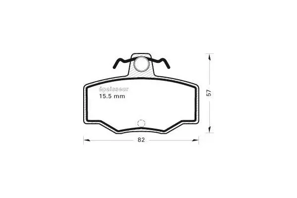 Brake Pad Set, disc brake (289)