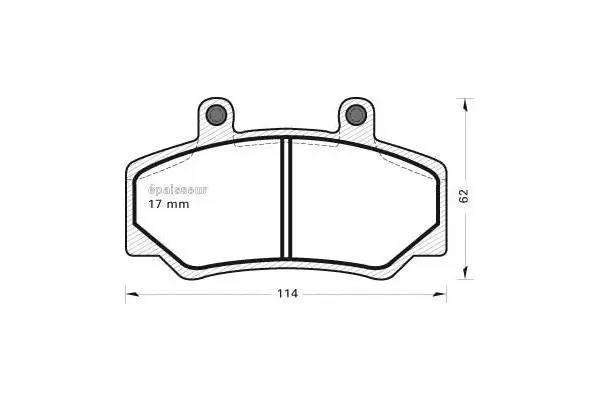 Brake Pad Set, disc brake (205)