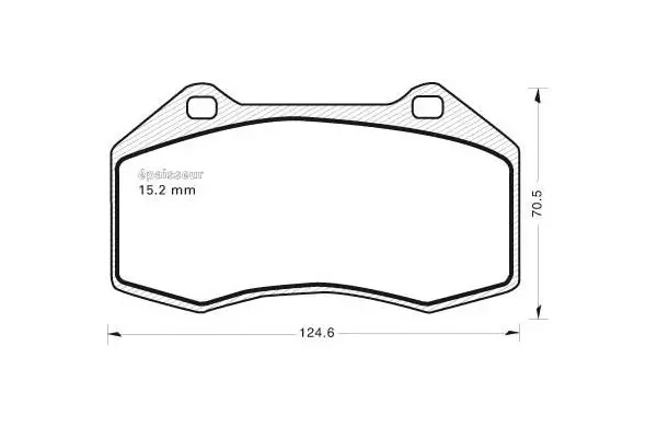 Brake Pad Set, disc brake (785)