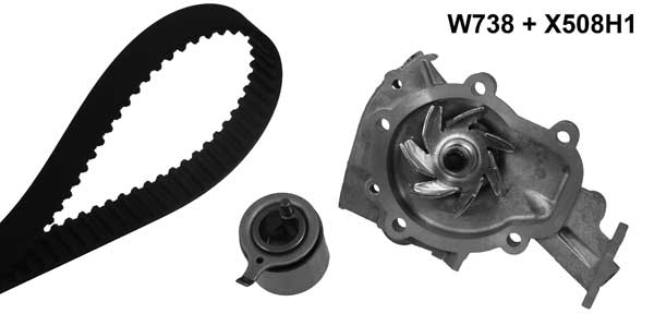 Water Pump & Timing Belt Kit