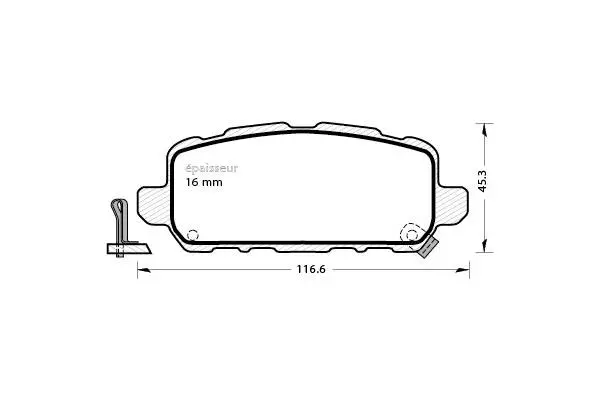 Brake Pad Set, disc brake (1352)