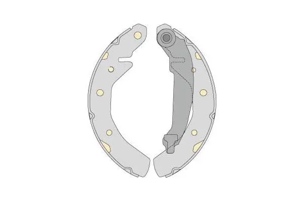 Brake Shoe Set (M756)