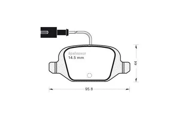 Brake Pad Set, disc brake (1057)