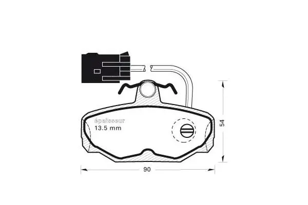 Brake Pad Set, disc brake (328)