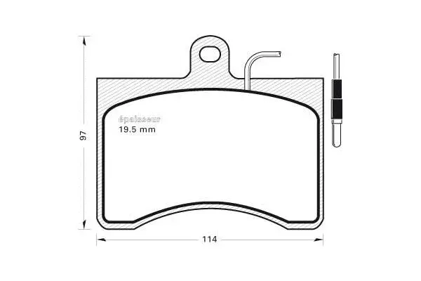 Brake Pad Set, disc brake (95)