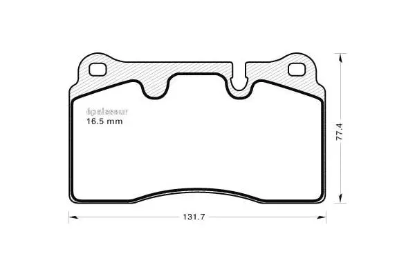 Brake Pad Set, disc brake (953)