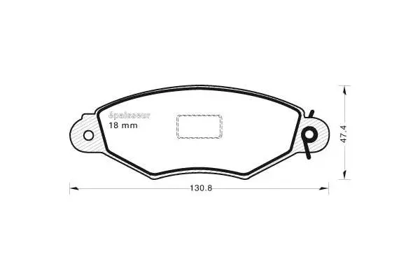 Brake Pad Set, disc brake (426)