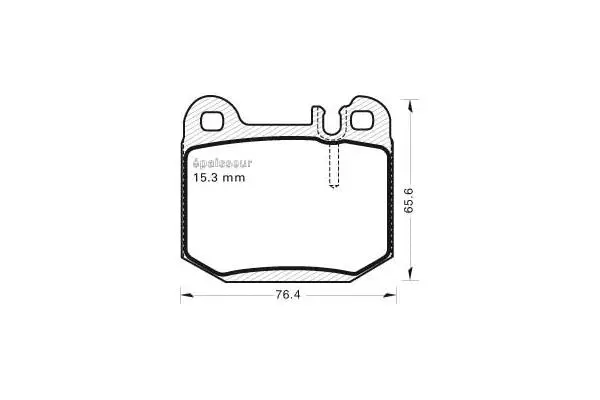 Brake Pad Set, disc brake (568)