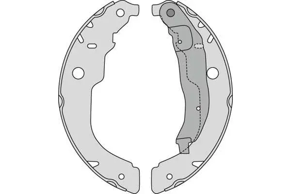 Brake Shoe Set (M866)