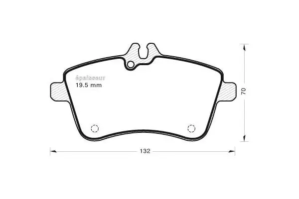 Brake Pad Set, disc brake (729)