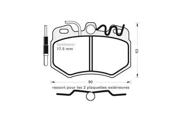 Brake Pad Set, disc brake (220)