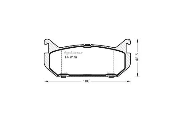 Brake Pad Set, disc brake (449)