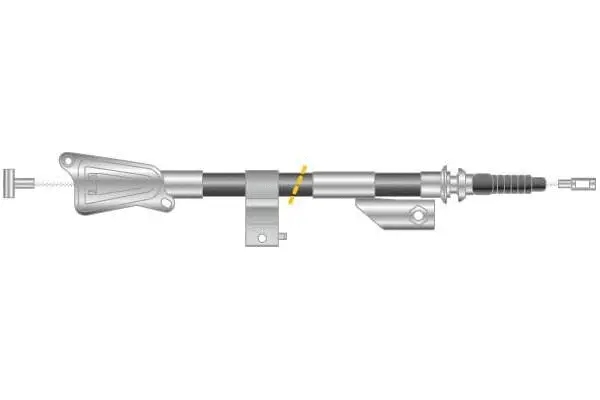 Cable Pull, parking brake (CF6027)